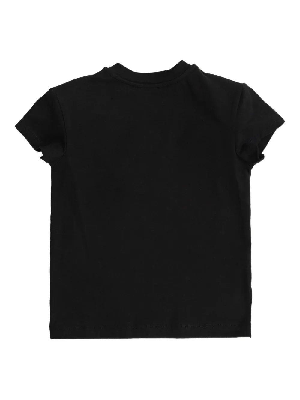 Balmain Kids crystal-embellished short-sleeve top Zwart