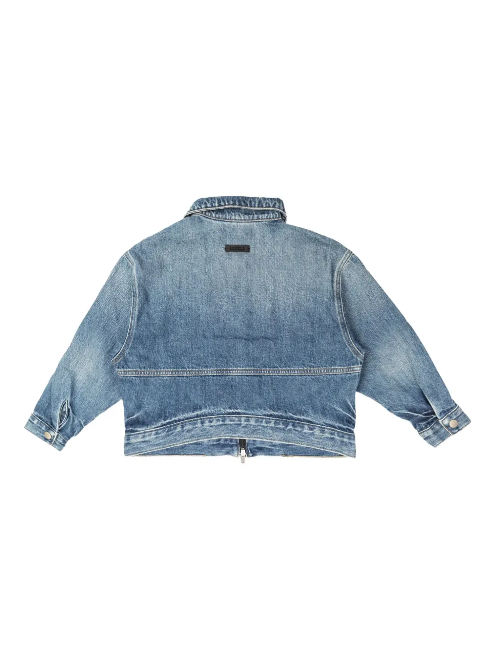 FEAR OF GOD ESSENTIALS KIDS Spijkerjack met rits Blauw