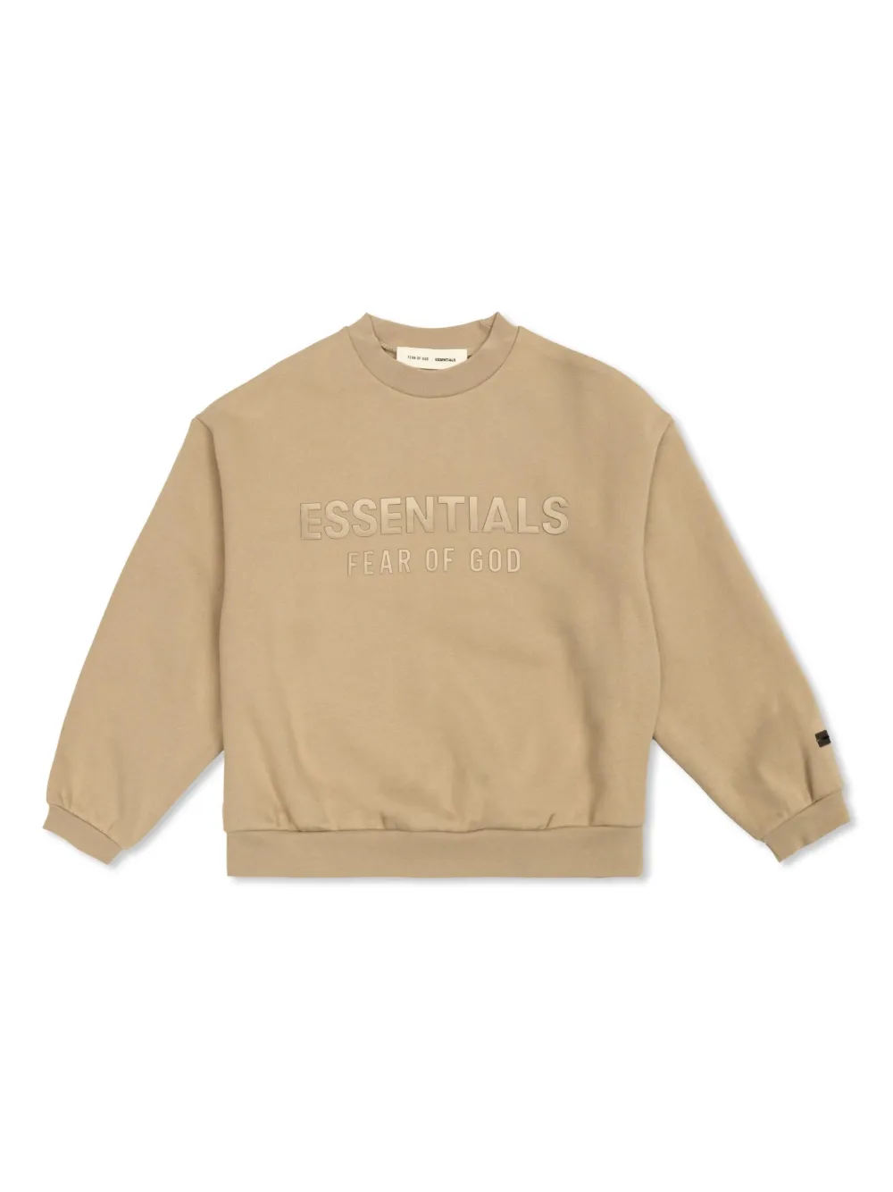 FEAR OF GOD ESSENTIALS KIDS Sweater met geborduurd logo Bruin