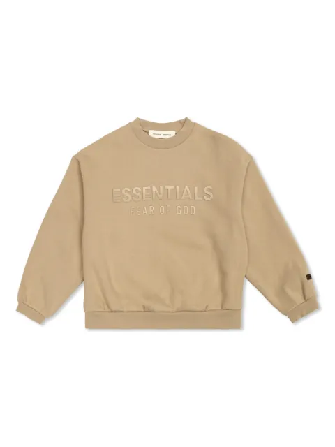 FEAR OF GOD ESSENTIALS KIDS embroidered logo sweatshirt