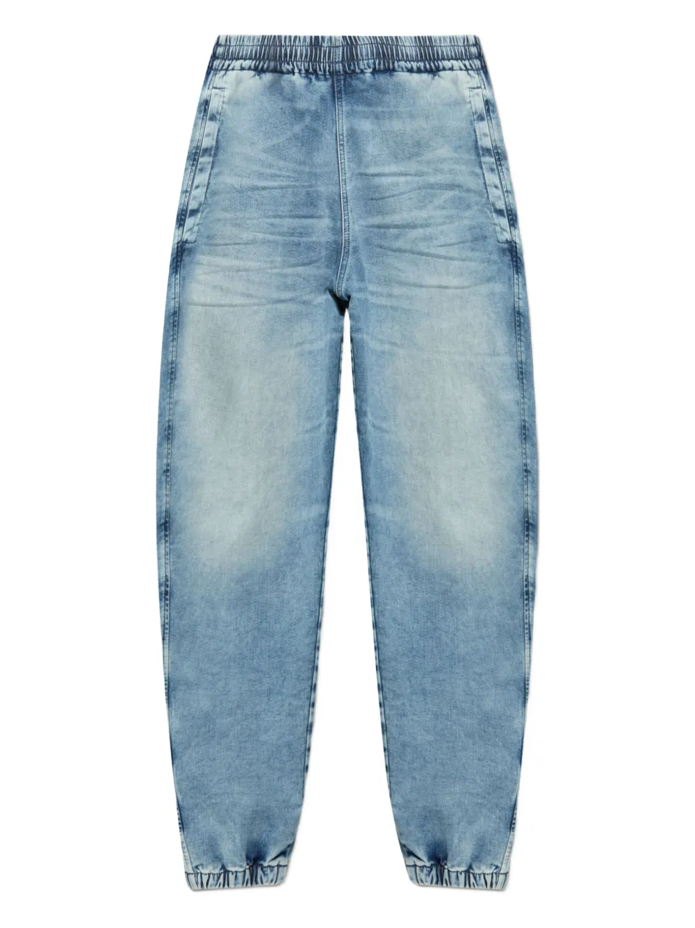 Diesel D-LABB-S elasticated-ankles jeans Blauw