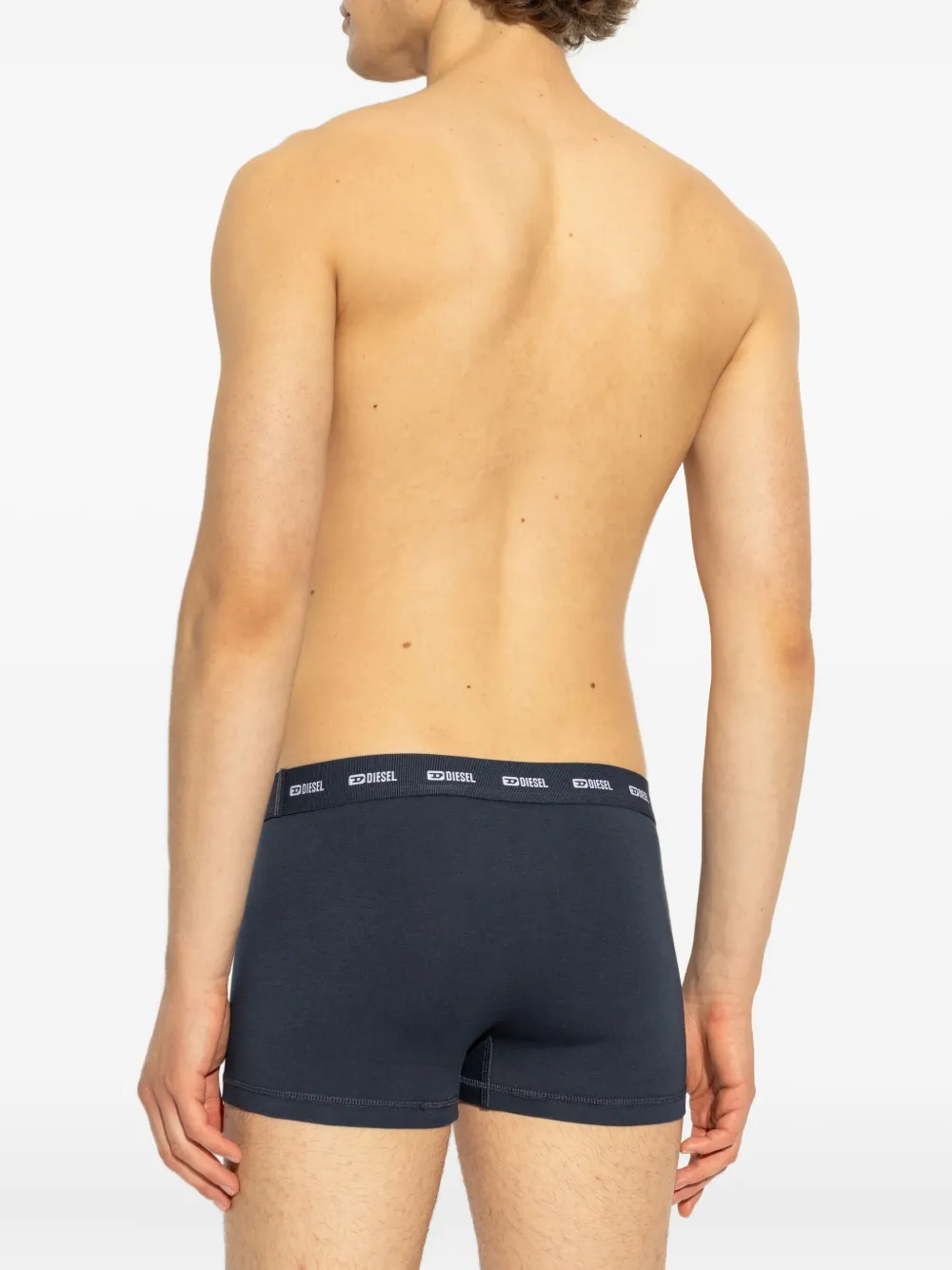 Diesel logo-waistband boxers (pack of three) Zwart