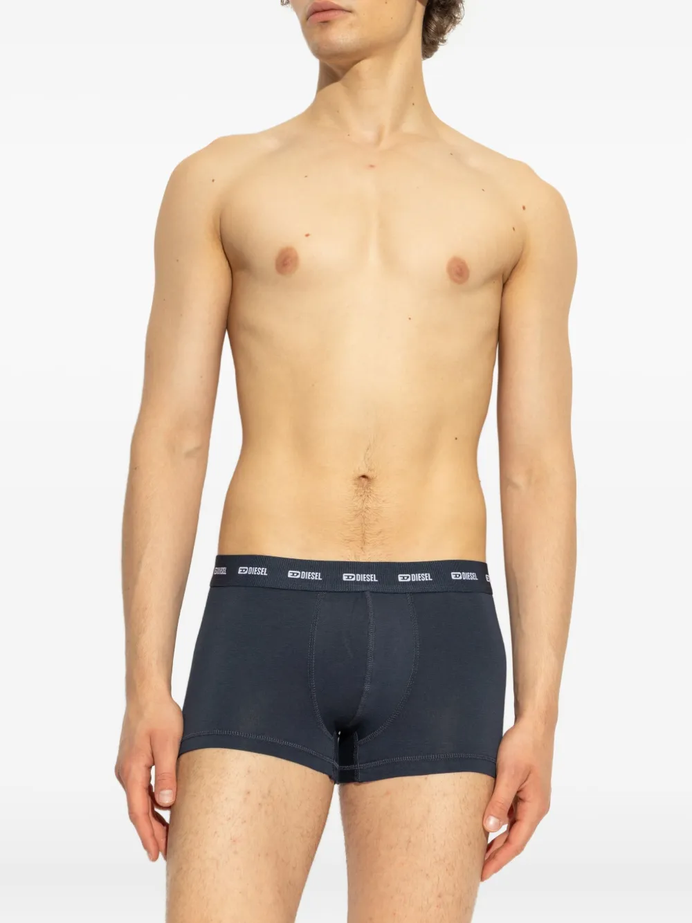 Diesel logo-waistband boxers (pack of three) Zwart