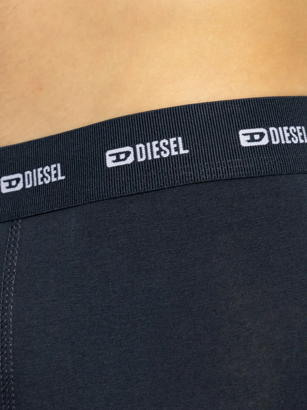 Diesel logo-waistband boxers (pack of three) Zwart