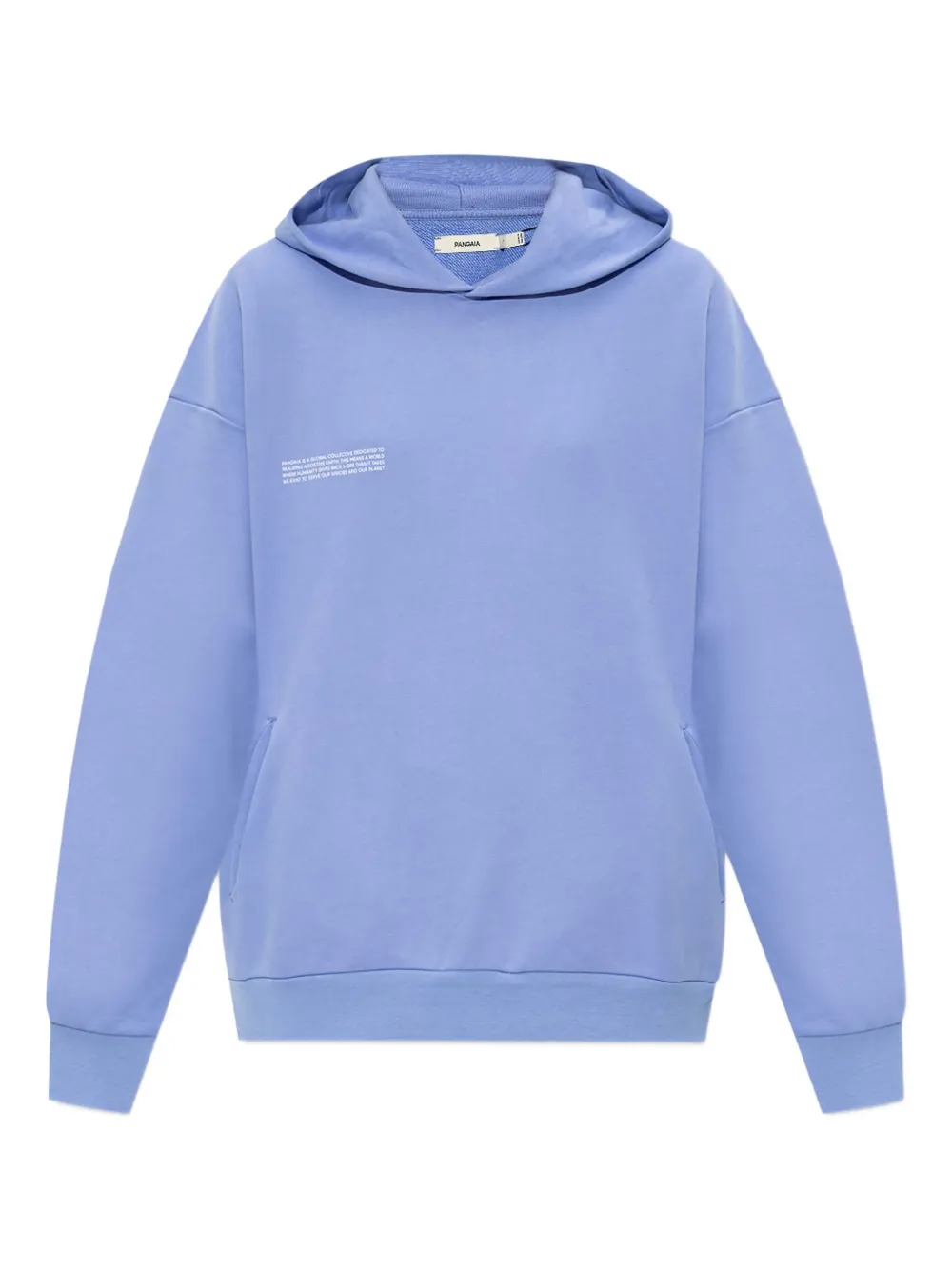 Pangaia organic cotton hoodie Blauw