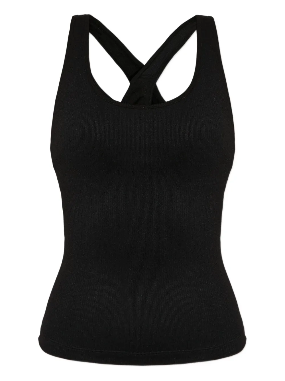 The Upside cross-back performance tank top | Black | Image 1