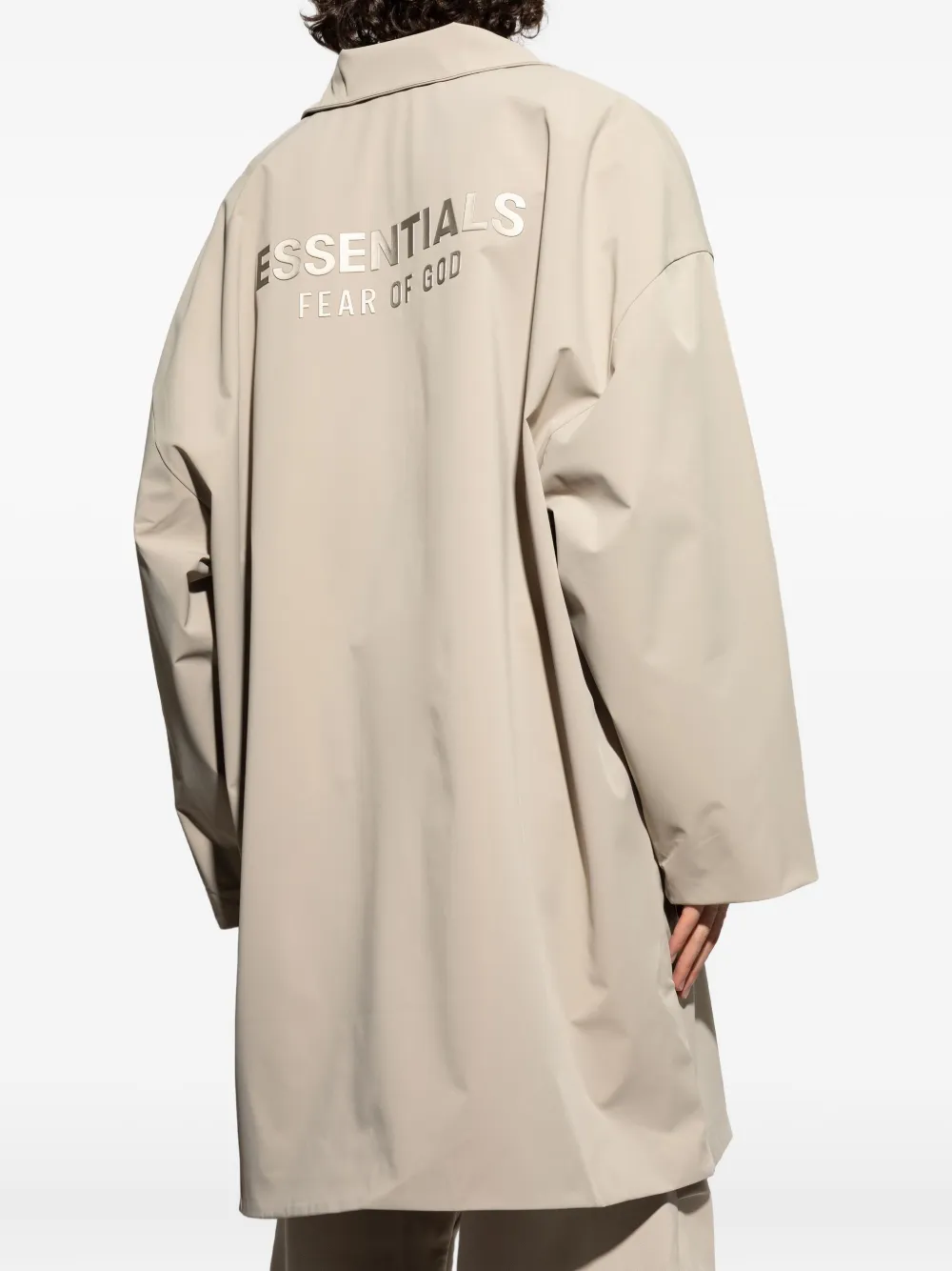 FEAR OF GOD ESSENTIALS Timber jas met rits Beige