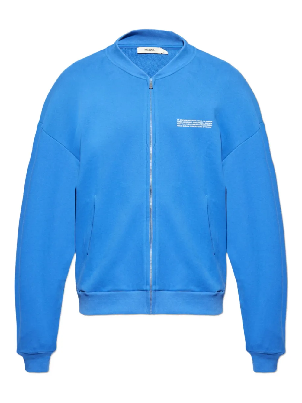 Pangaia zip-front bomber jacket | Blue | Image 1