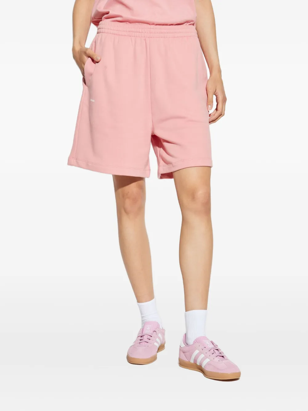Pangaia Shorts met biologisch katoen DEWY ROSE