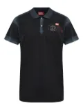 Diesel graphic-print polo shirt - Black