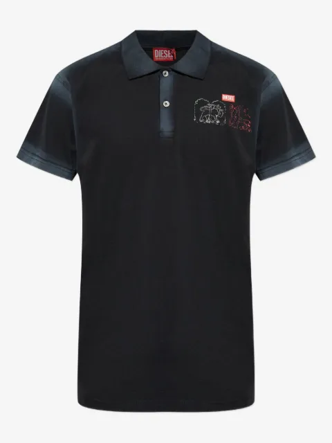 Diesel polo à imprimé graphique