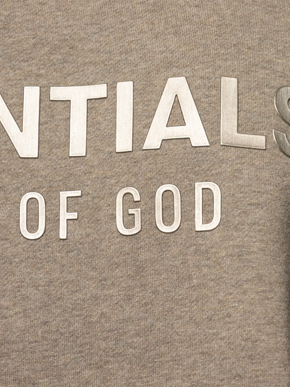 FEAR OF GOD ESSENTIALS Sweater met logo-applicatie Bruin