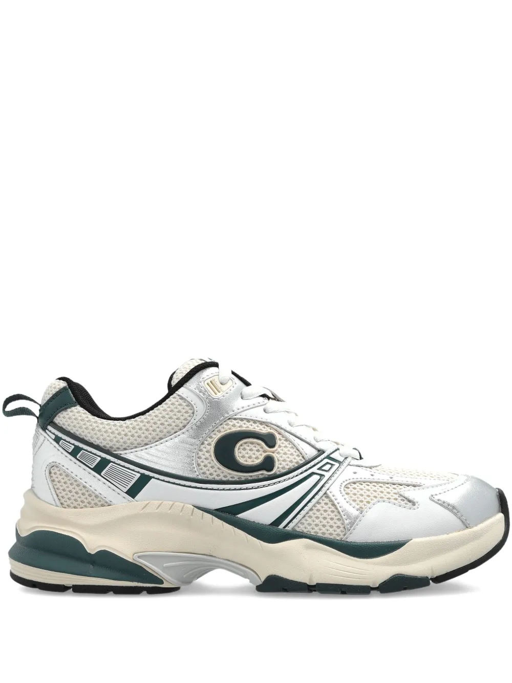 Coach Sneakers met logo Beige