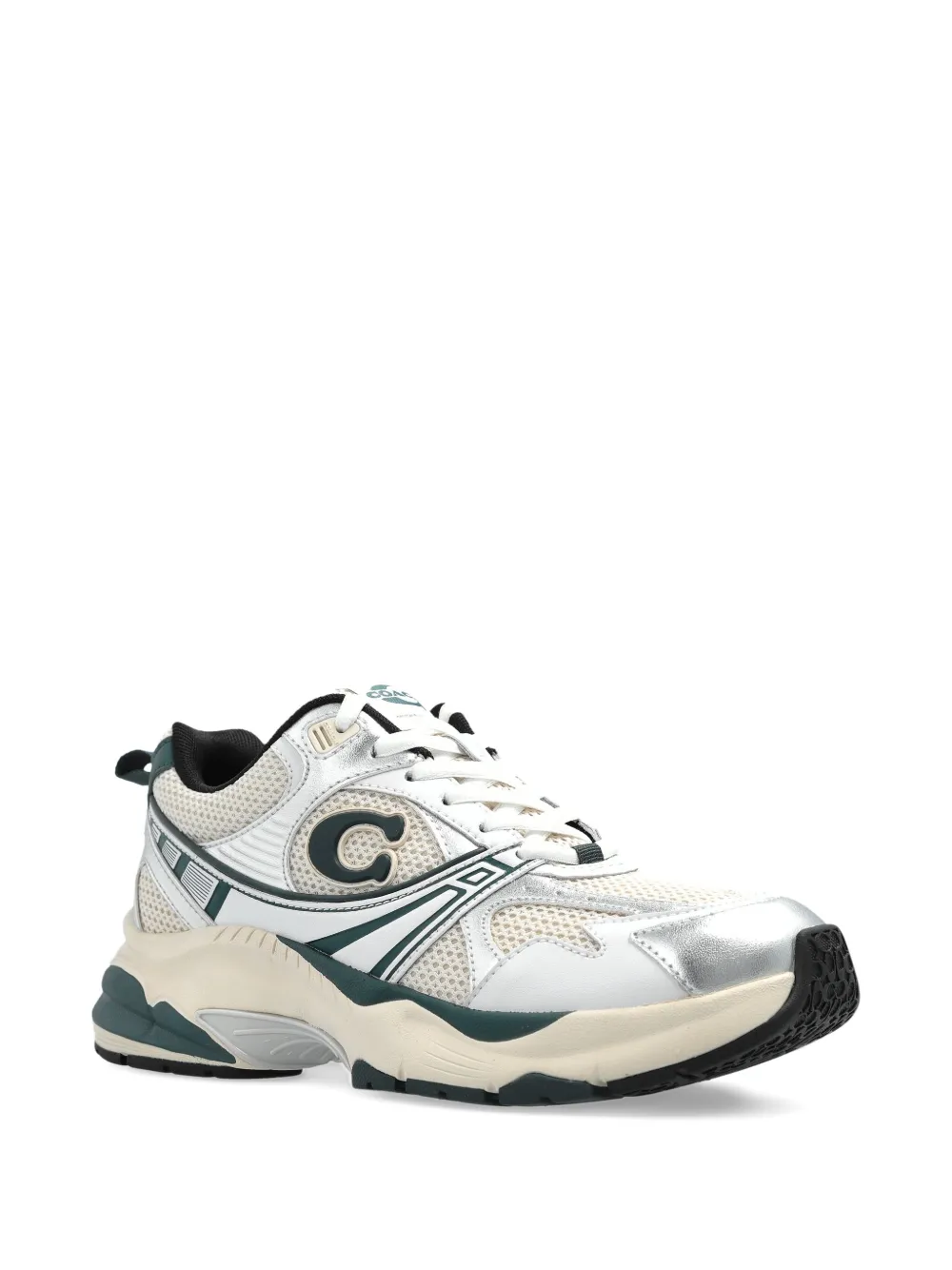 Coach Sneakers met logo Beige