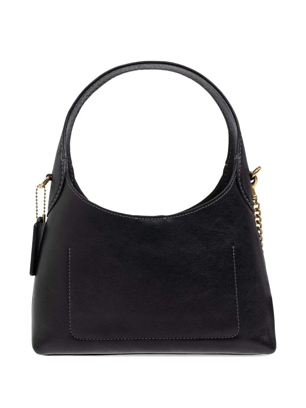 Coach Brooklyn 23 shopper verfraaid met ketting Zwart