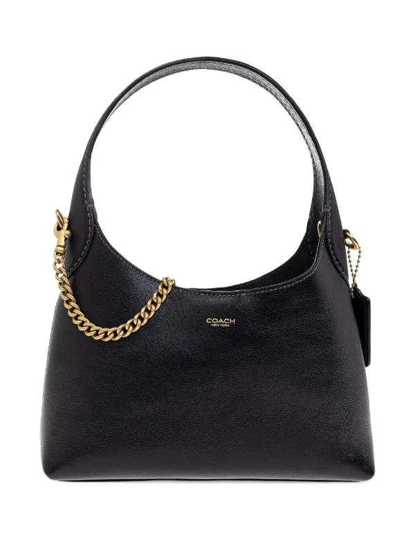 美品✨COACH Hobo Leather Tote Bag Black Alter/Ego Hobo Bag In Checkerboard Upcrafted Leather