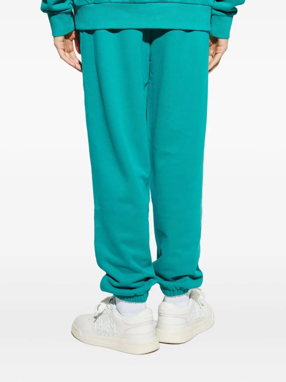 Pangaia elasticated-cuff track pants Groen