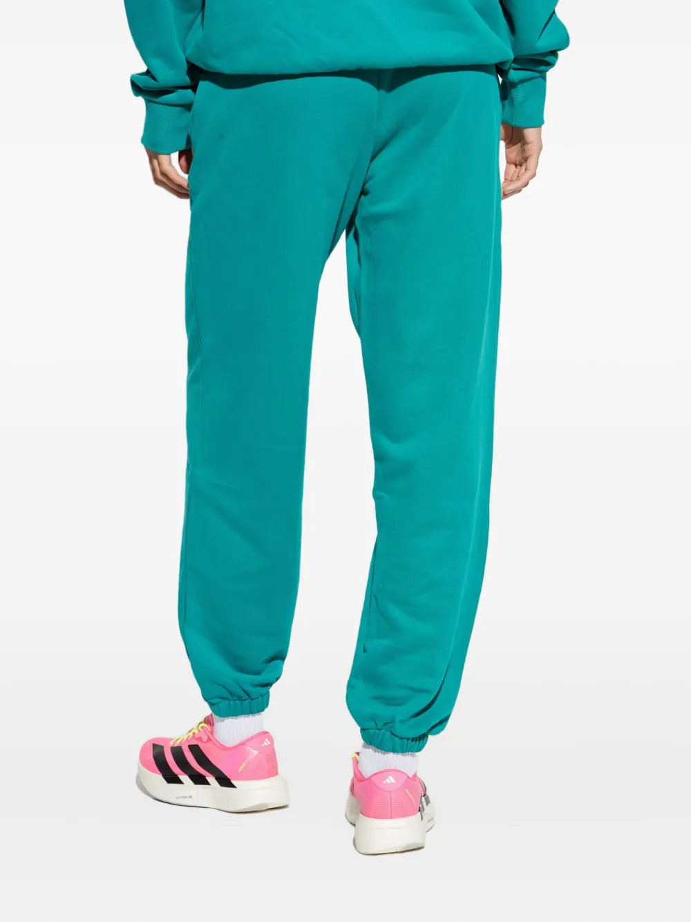 Pangaia elasticated-cuff track pants Groen