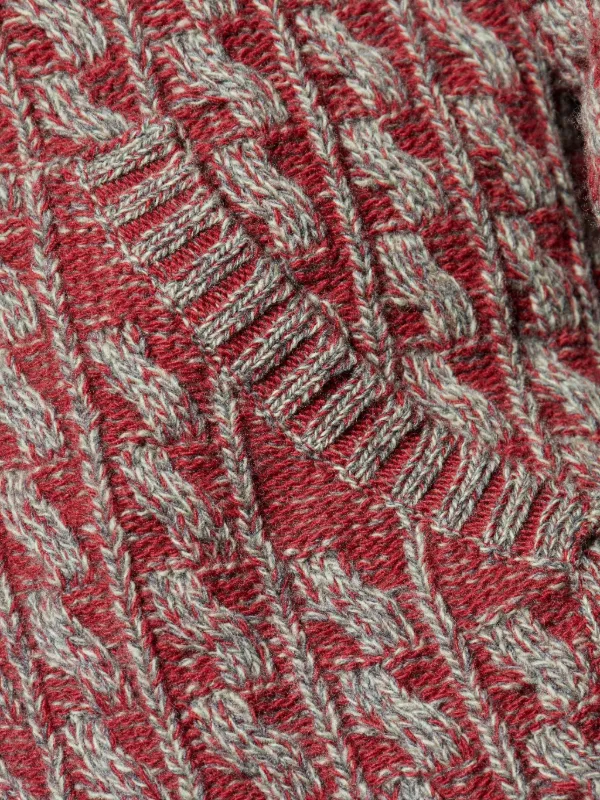 ETRO ケーブルニット ジップパーカー | グレー | FARFETCH JP
