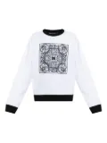 Dolce & Gabbana baroque-print sweatshirt - White