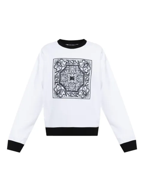 Dolce & Gabbana baroque-print sweatshirt
