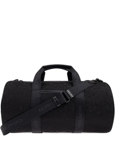 Coach Theo monogram cylindrical holdall