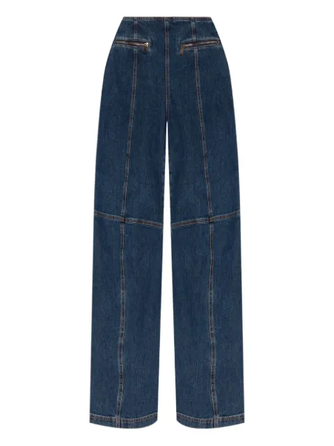 ETRO Pegaso-motif panelled jeans