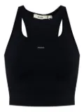 Pangaia racer-back compression tank top - Black
