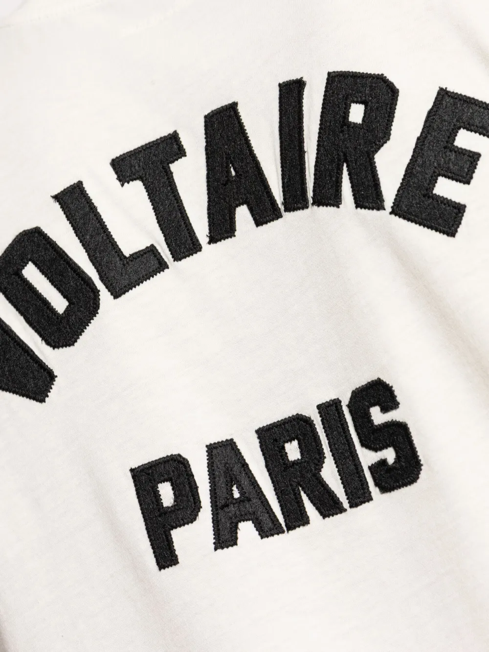 Zadig&Voltaire Tommy logo-appliqué T-shirt Wit