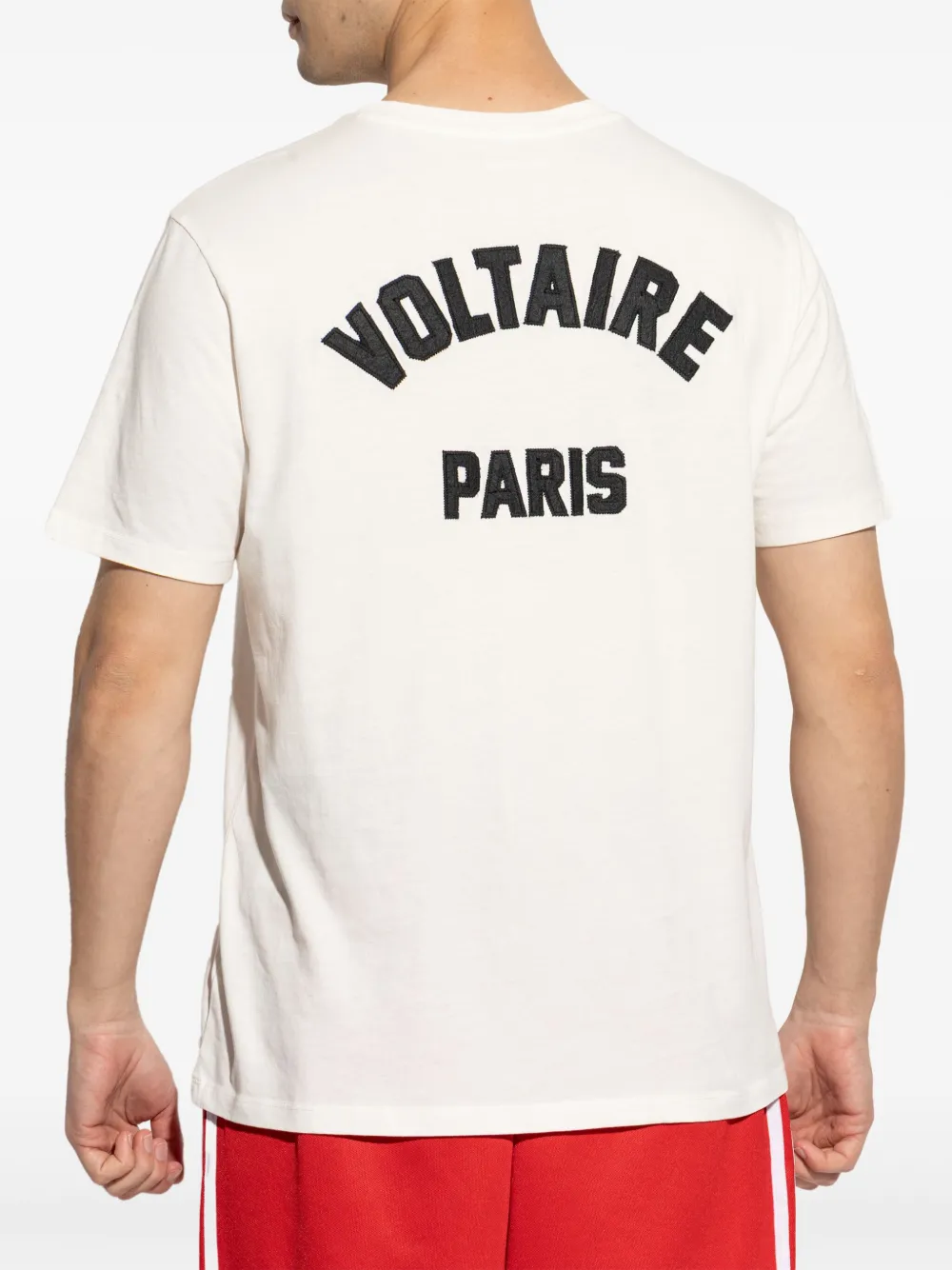 Zadig&Voltaire Tommy logo-appliqué T-shirt Wit