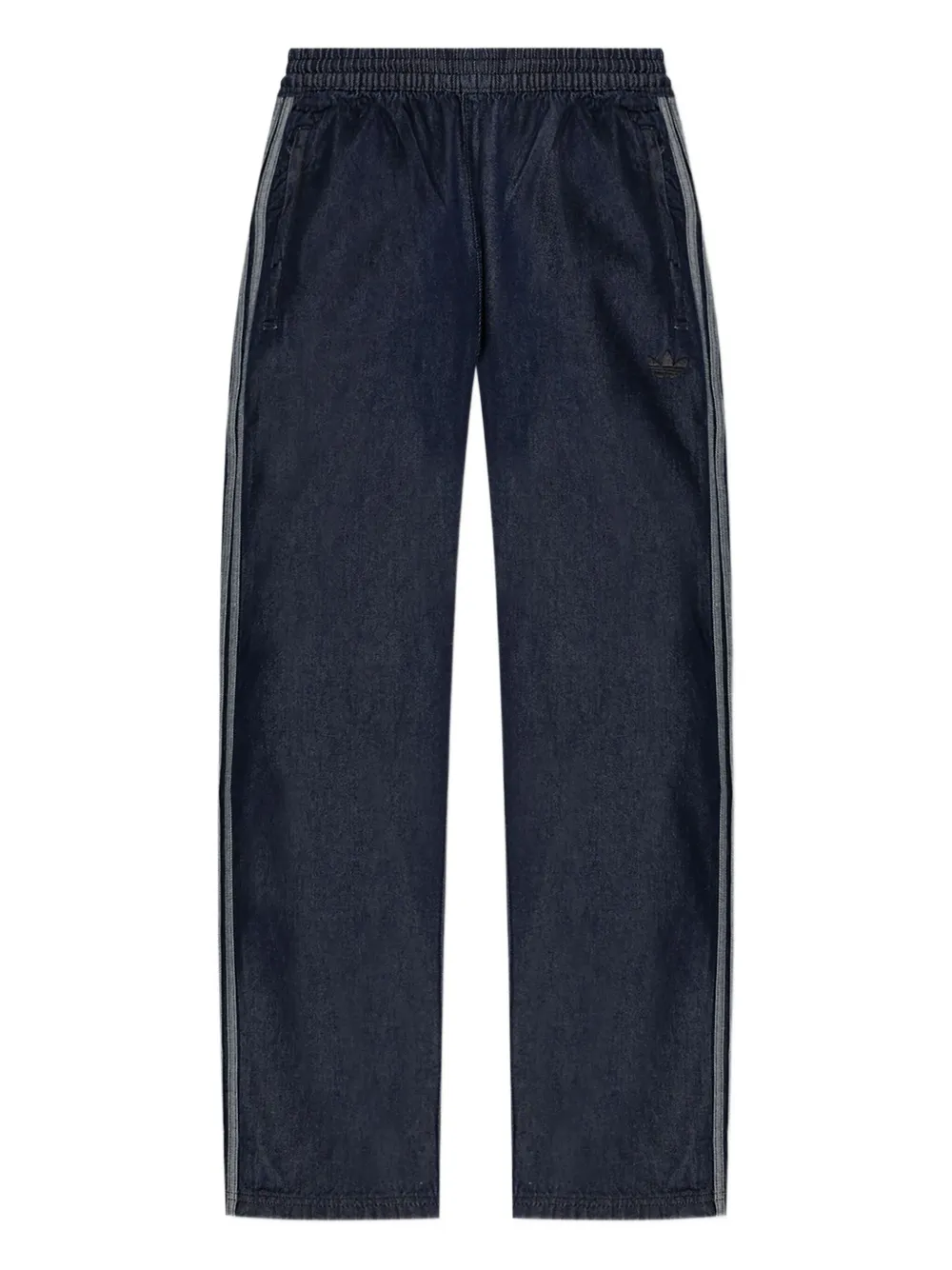 adidas cotton wide-leg jeans | Blue | Image 1