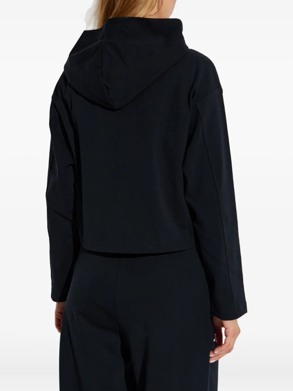 Pangaia Hoodie met rits Zwart