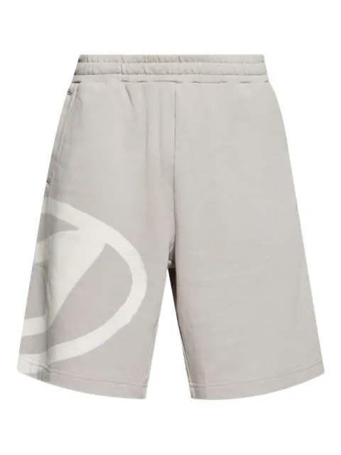 Diesel Crow shorts met logoprint en trekkoord