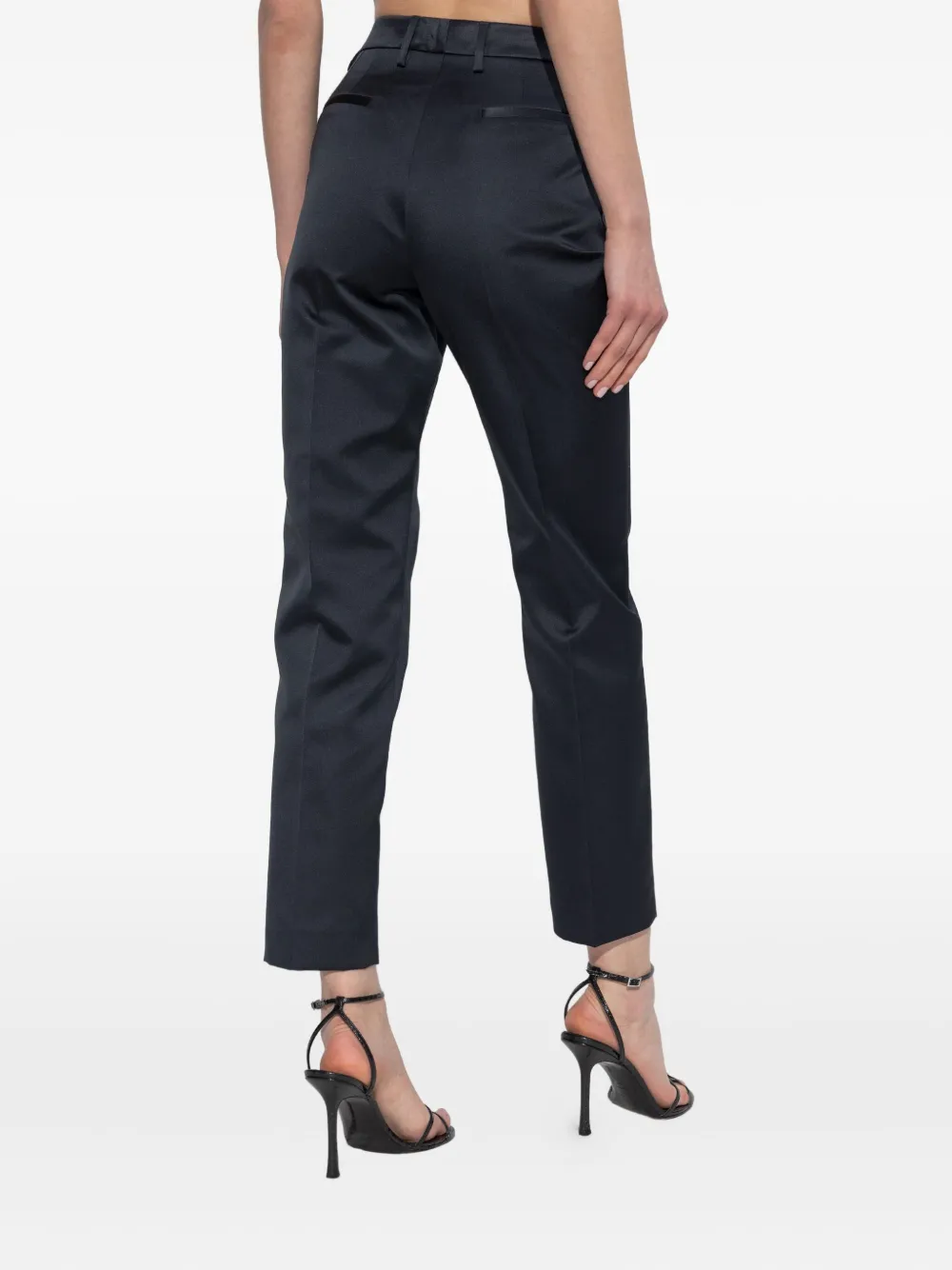 ETRO satin trousers Zwart