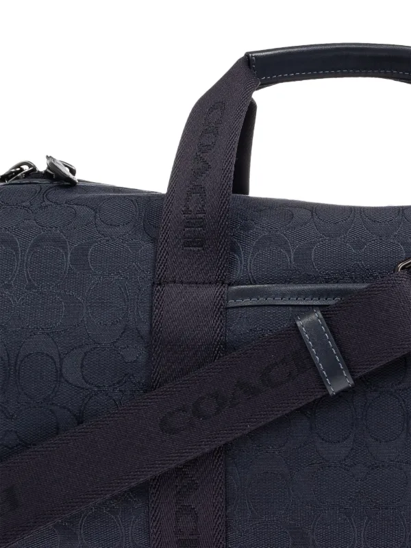 Coach Theo Monogram Duffle Bag | Blue | FARFETCH ZA
