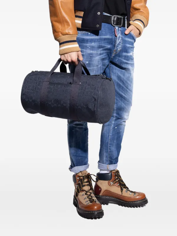 Coach Theo Monogram Duffle Bag | Blue | FARFETCH ZA