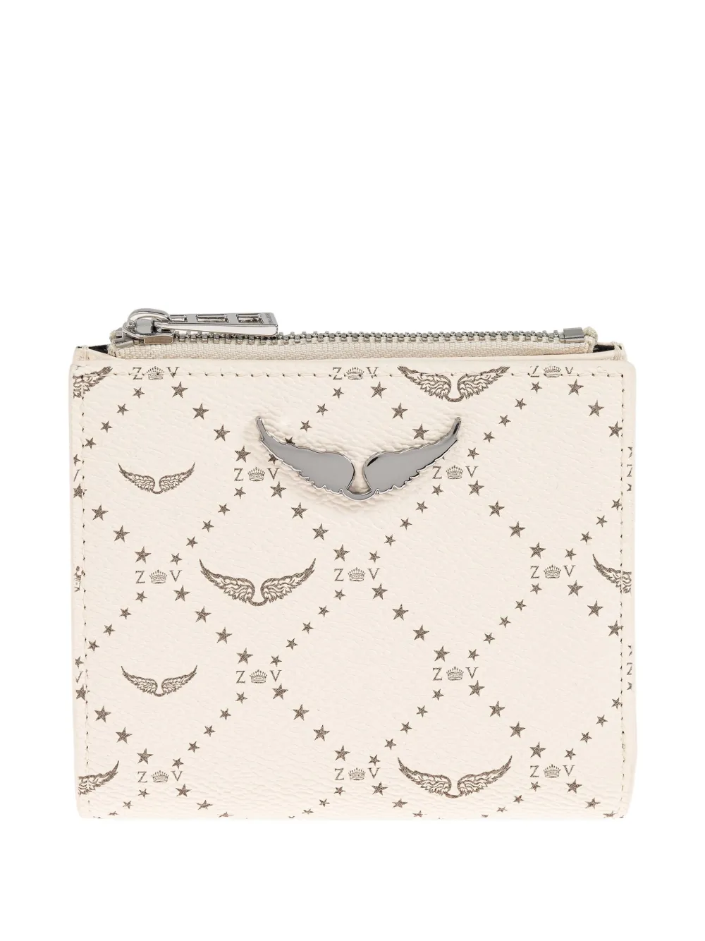 Zadig&Voltaire ZV monogram wallet Beige