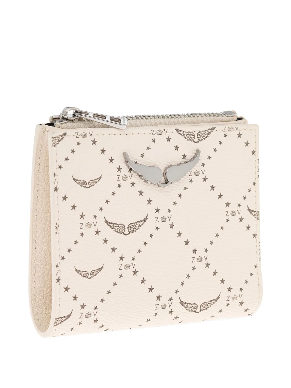 Zadig&Voltaire ZV portemonnee met monogram Beige