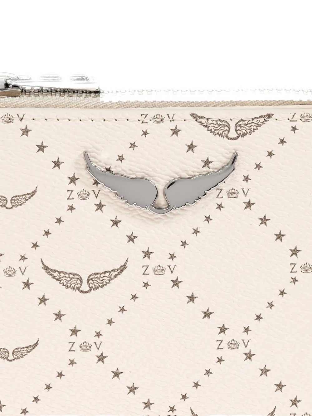 Zadig&Voltaire ZV portemonnee met monogram Beige