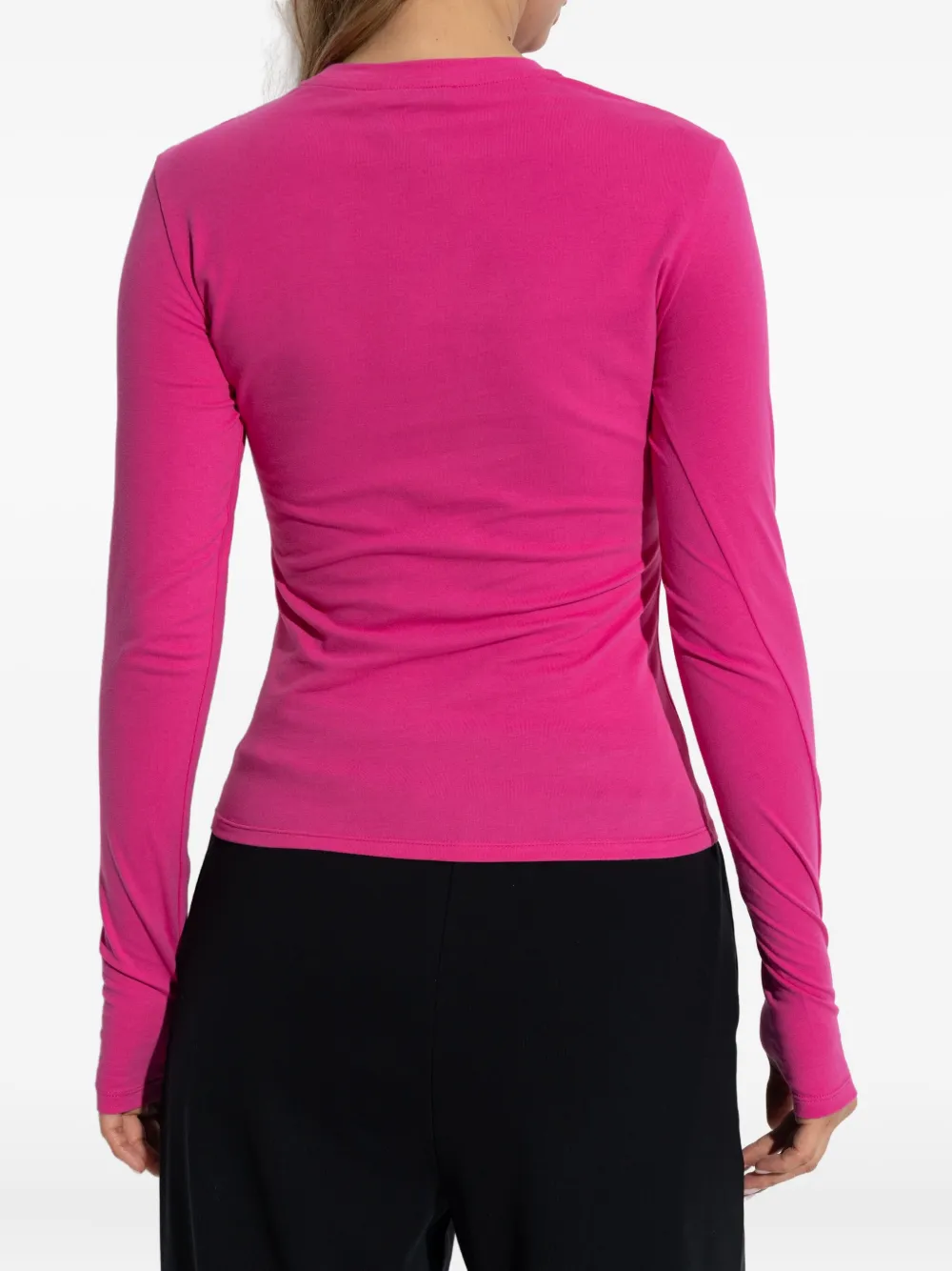 Pangaia thumbhole-detail long-sleeve performance top Roze
