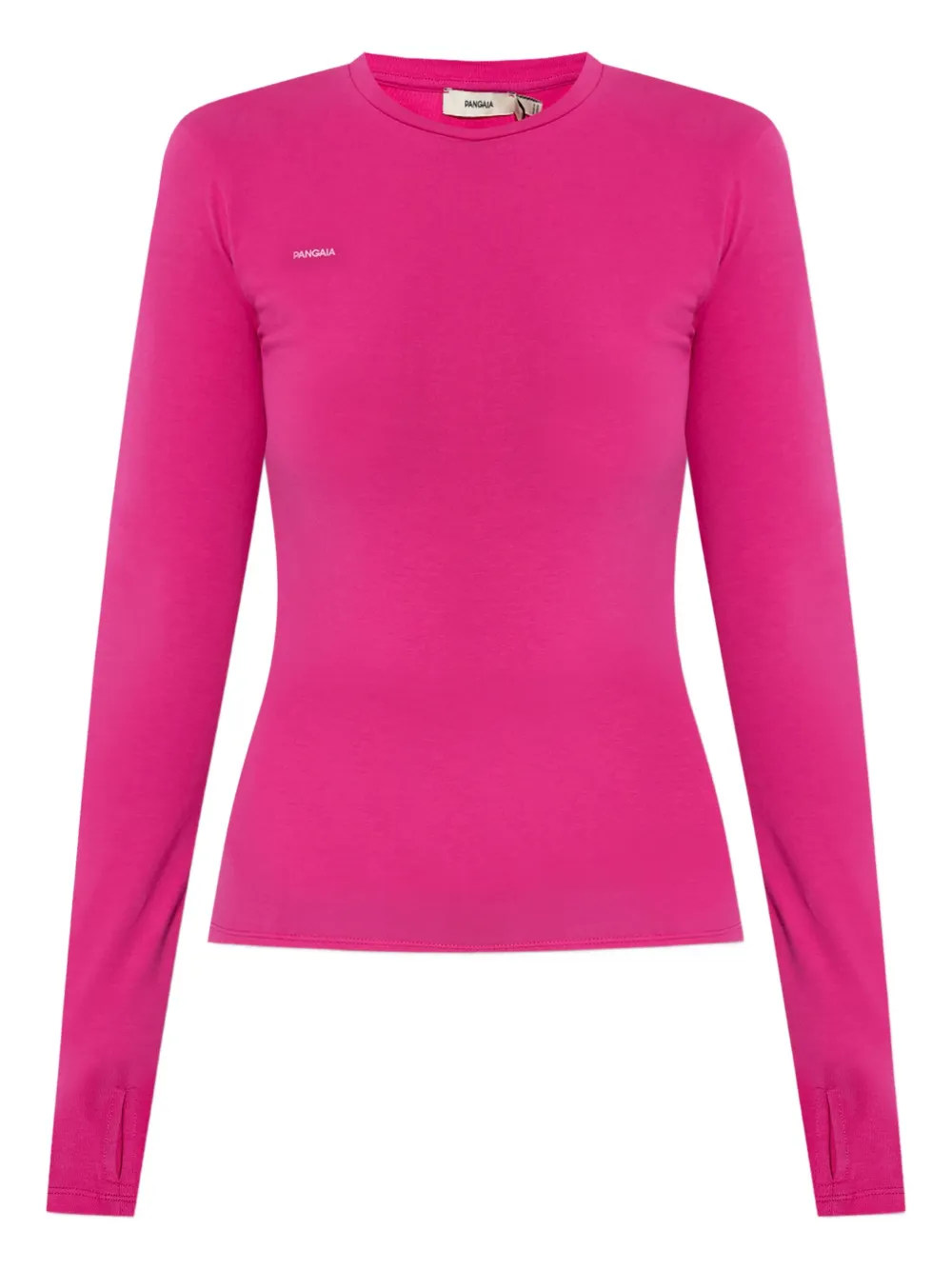 Pangaia thumbhole-detail long-sleeve performance top Roze
