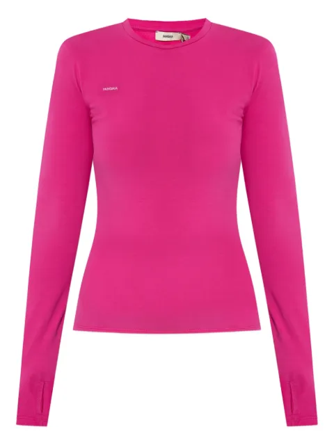Pangaia thumbhole-detail long-sleeve performance top