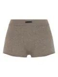FEAR OF GOD ESSENTIALS ribbed-knit shorts - Brown