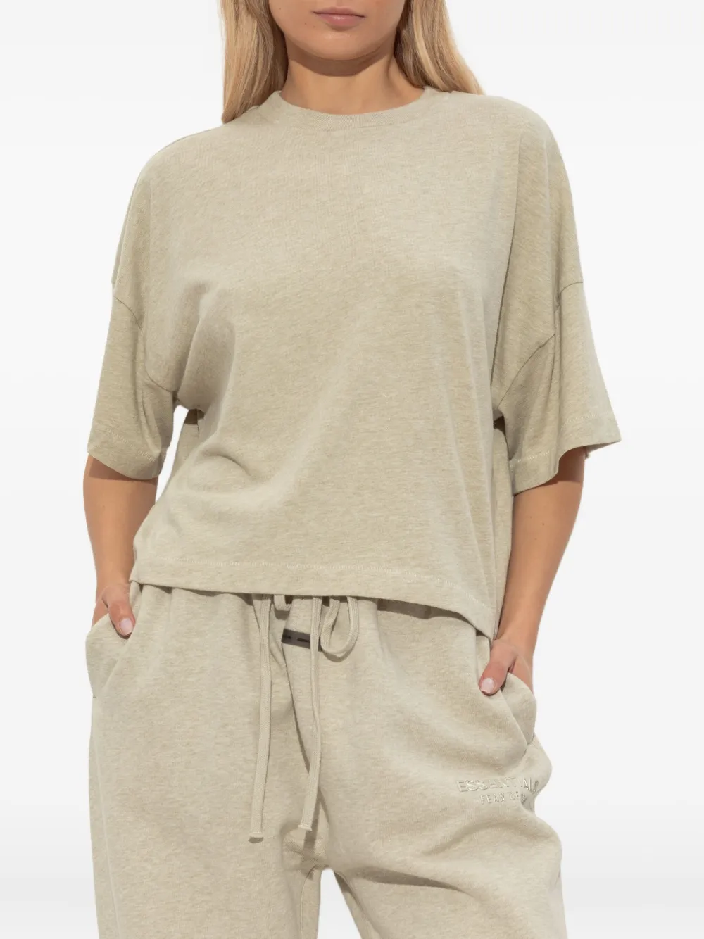 FEAR OF GOD ESSENTIALS T-shirt met korte mouwen Beige