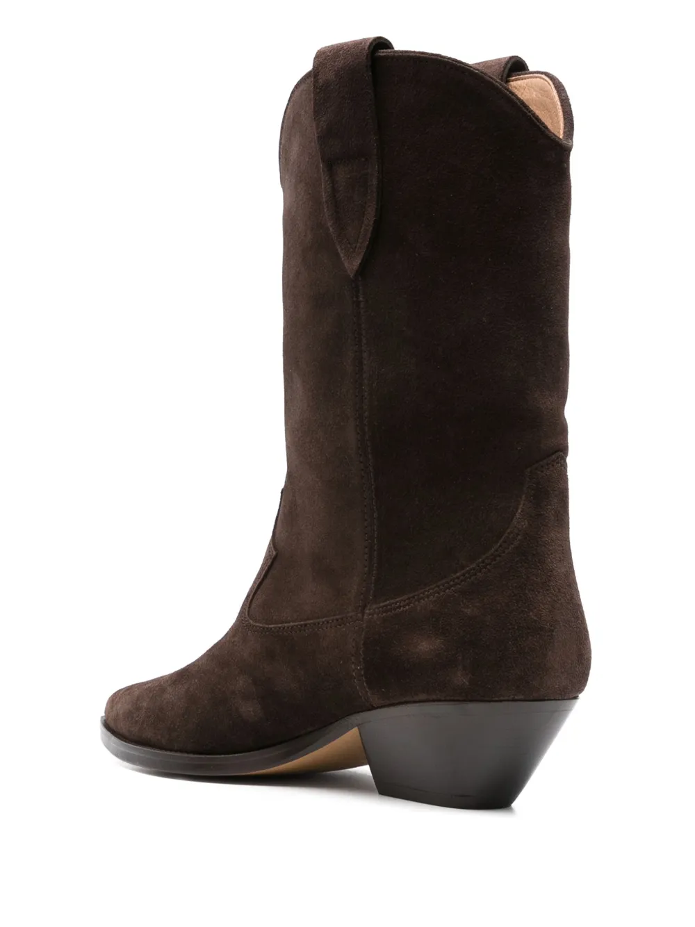 ISABEL MARANT suede pointed-toe boots Brown