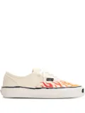 KAMIYA Herc flame-pattern vulcanized sneakers - White