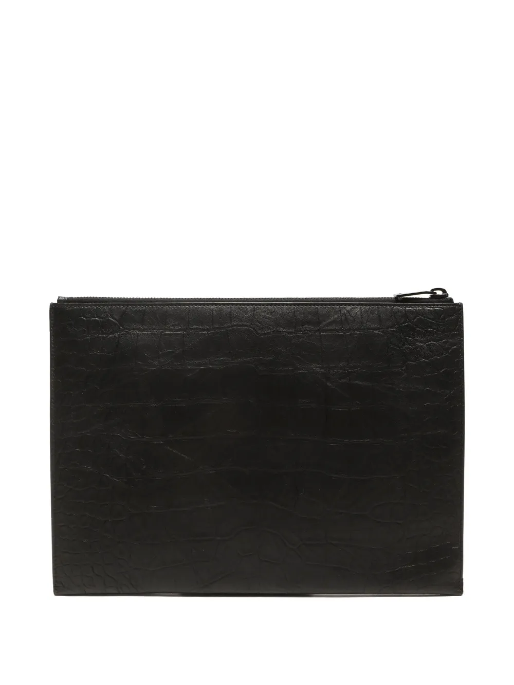 Saint Laurent Pre-Owned 2010-2020s embossed clutch bag | Men | Image 2