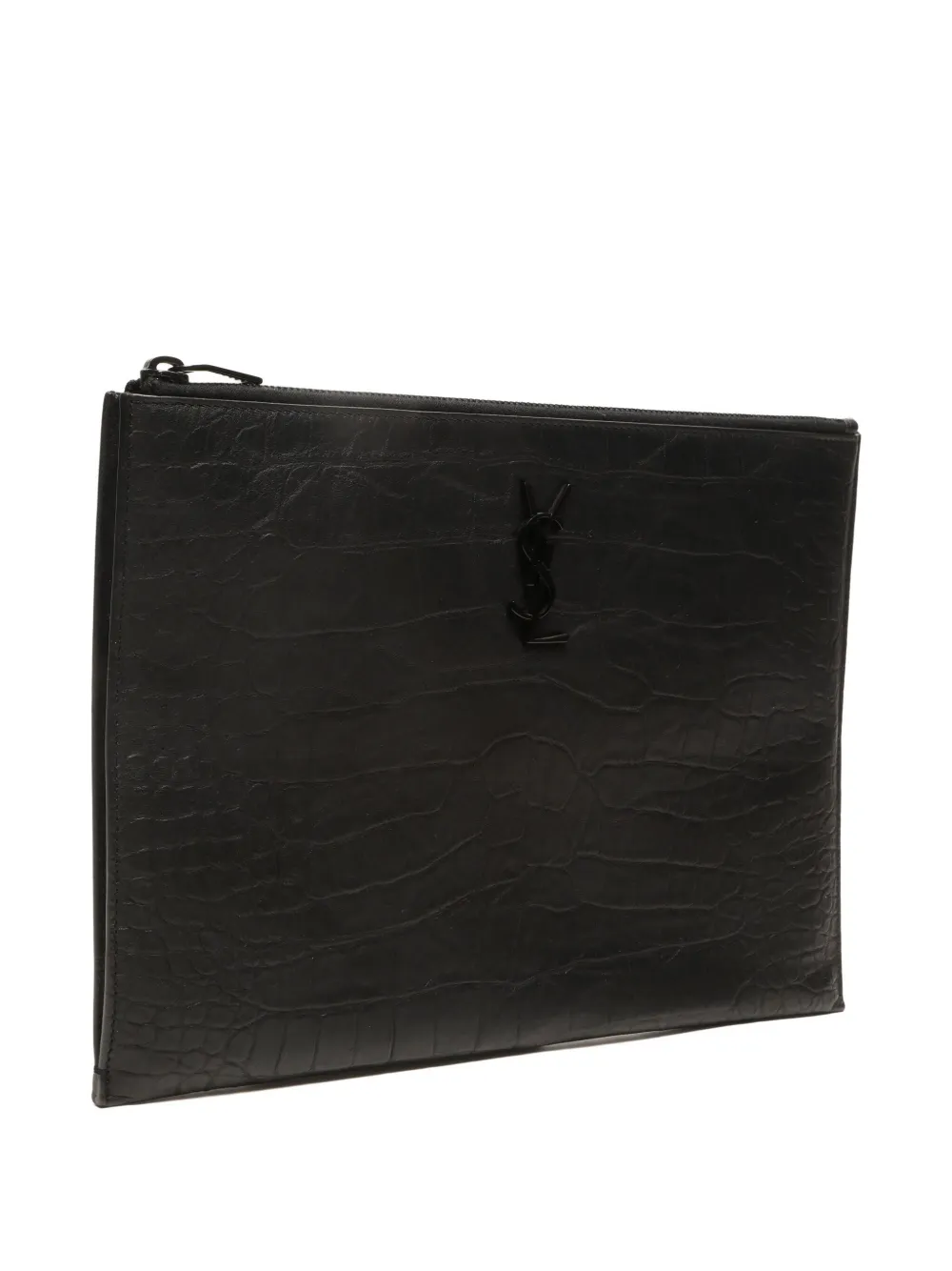 Pre-owned Saint Laurent 2010-2020s Embossed Clutch Bag