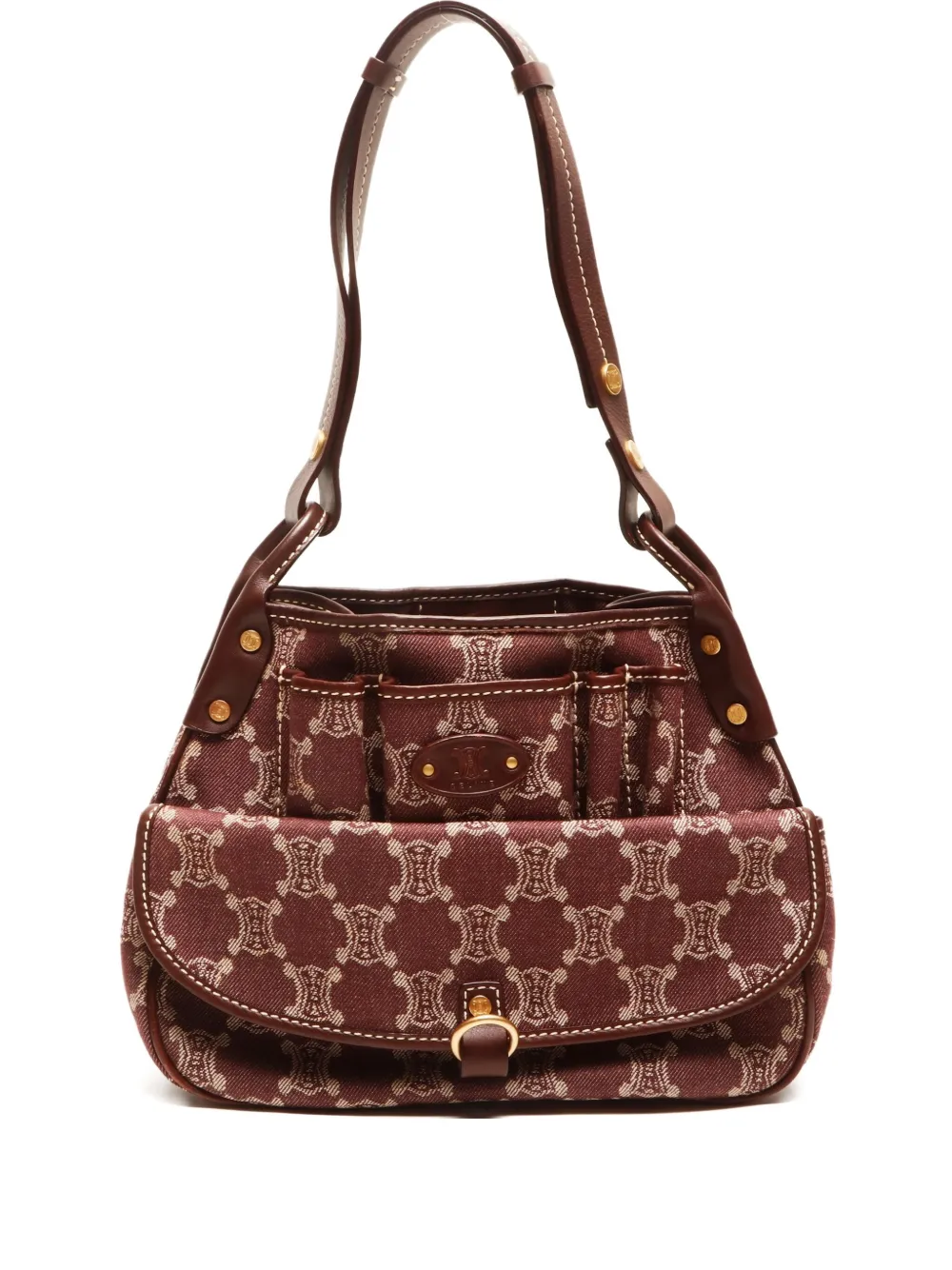 Céline Pre-Owned 1980-1990 Macadam shoulder bag | Brown | Image 1