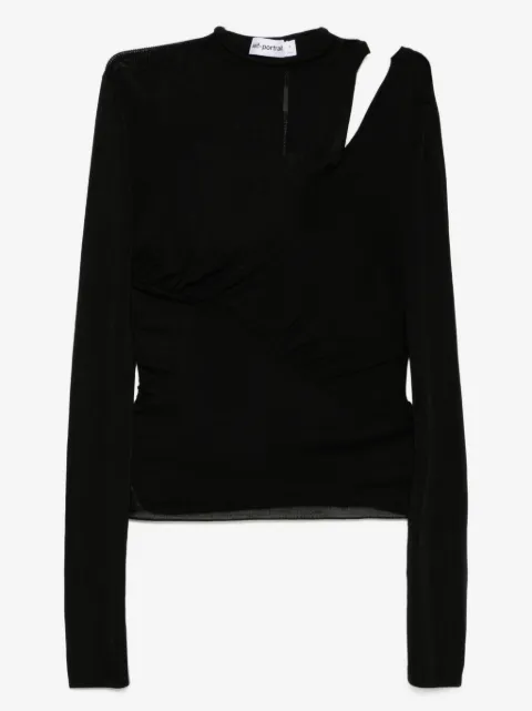 Self-Portrait cut out blouse